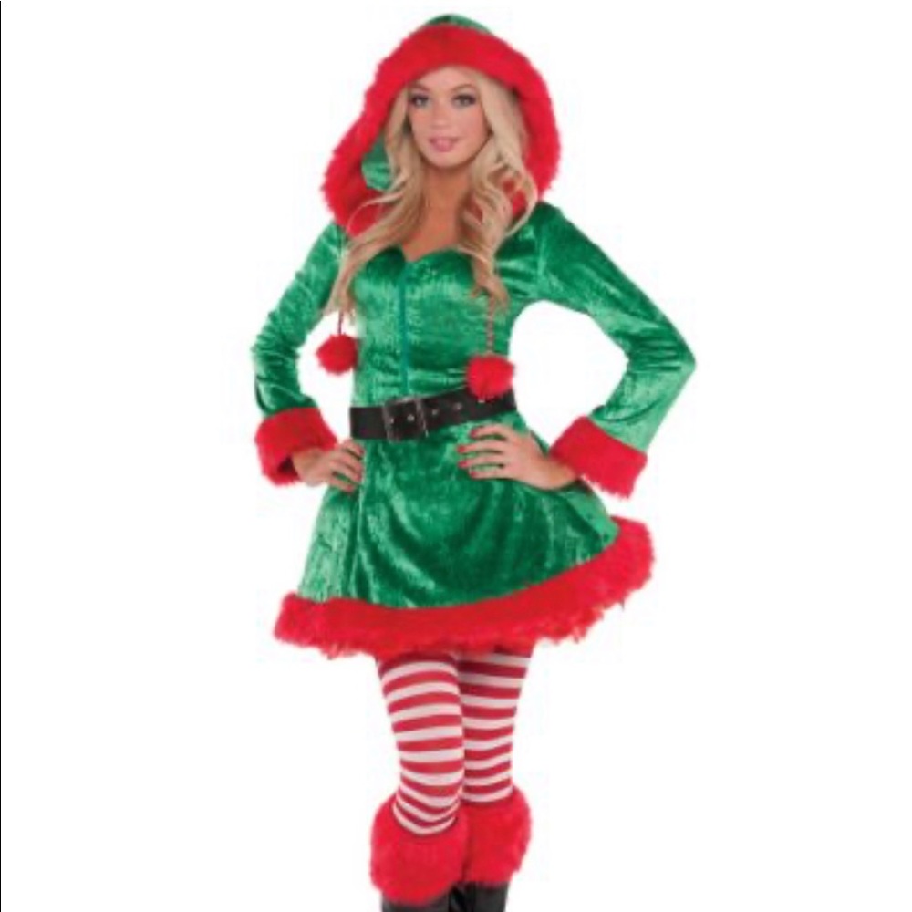 Adult Sassy Elf Sexy Costume